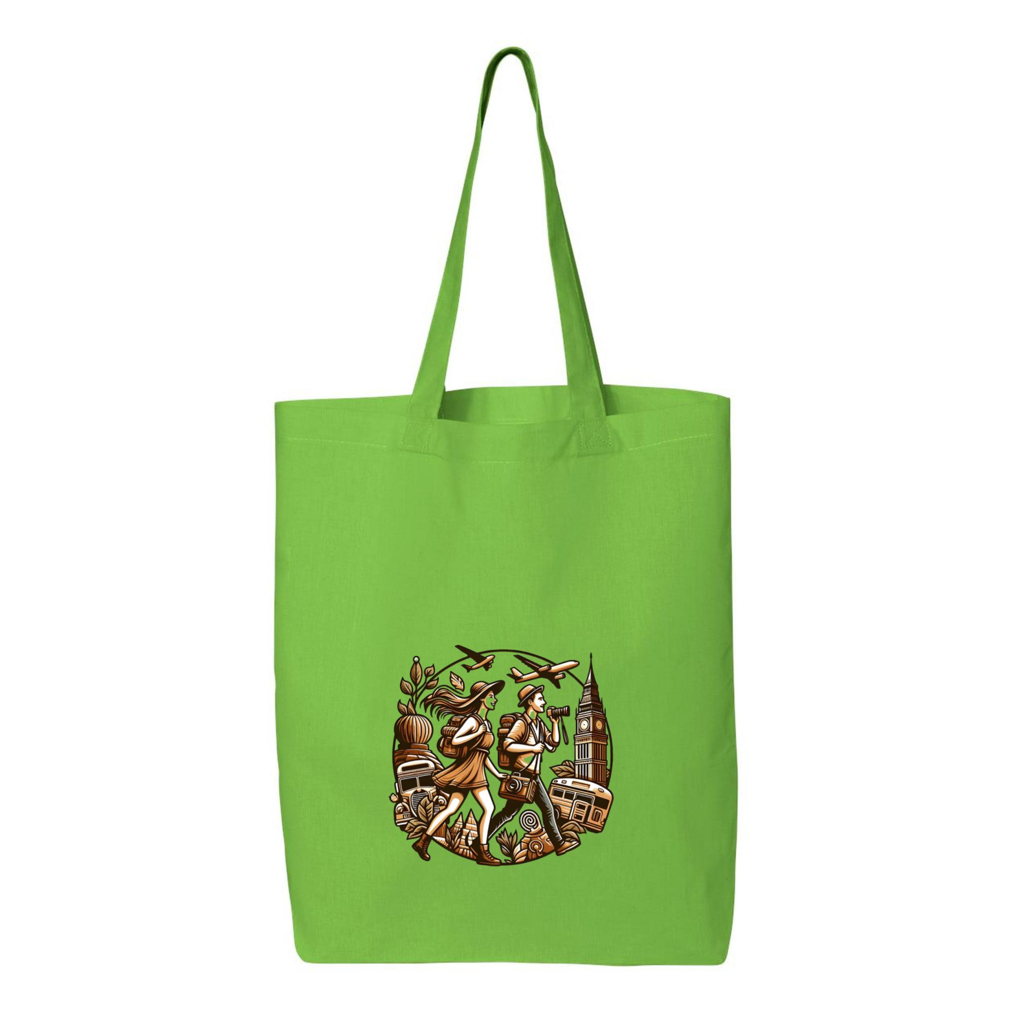 Dream Glorious Travelling Camping Canvas Tote Bag 