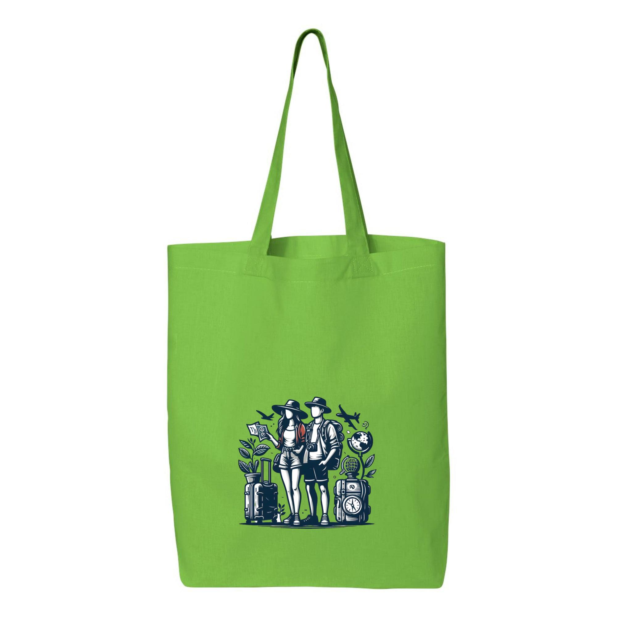 Fair Lucky Camping Travelling Canvas Tote Bag 
