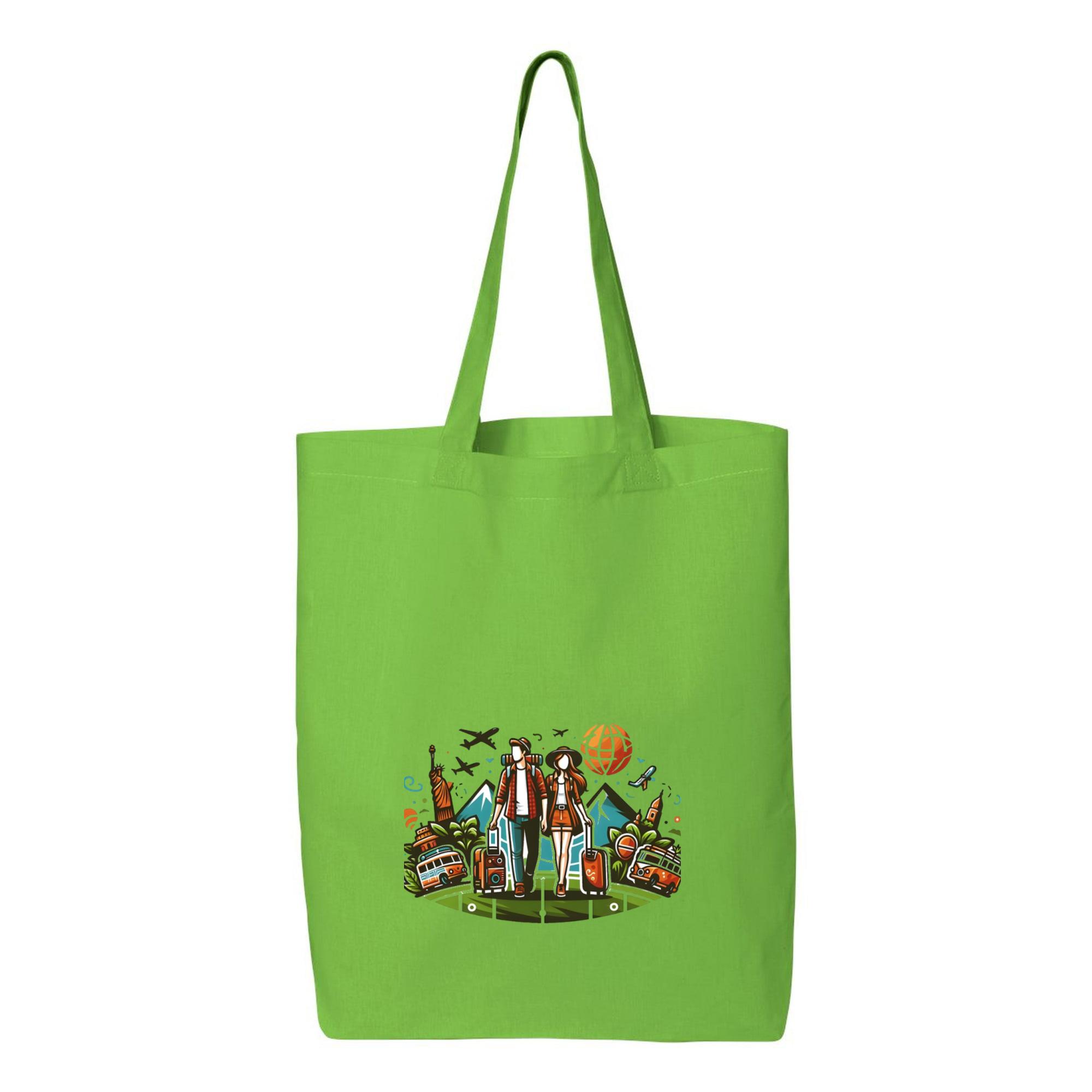 Fair Sunny Travelling Camping Canvas Tote Bag 