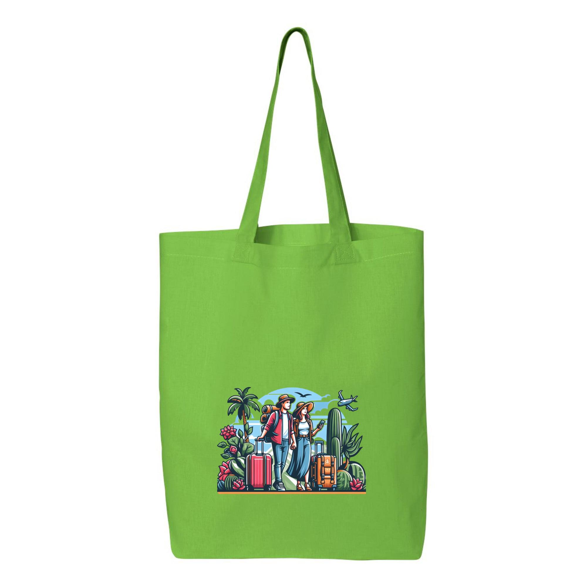 Fresh Breezy Camping Travelling Canvas Tote Bag 