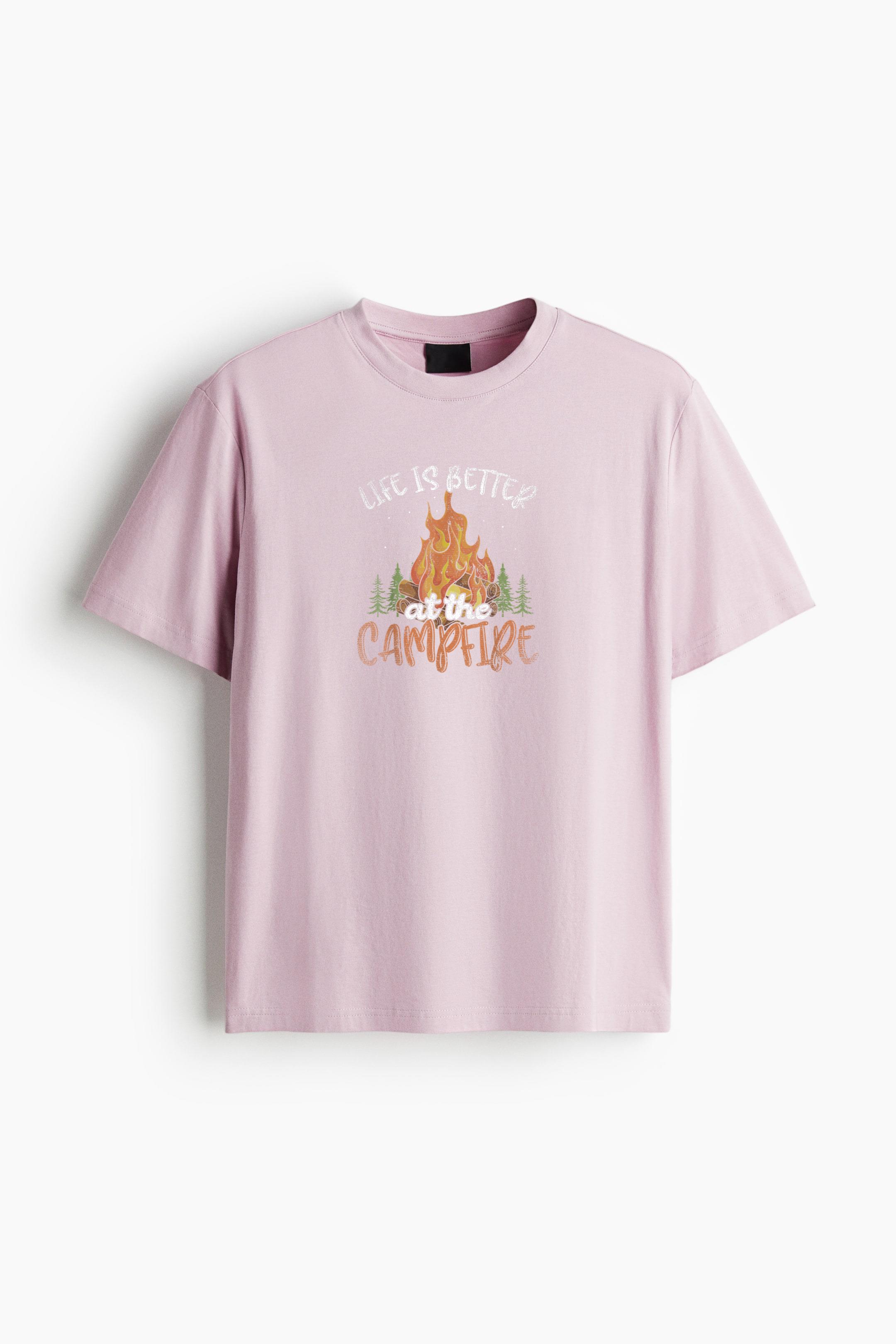 Life Is Better At The Campfire Cotton T-Shirt - Image 3