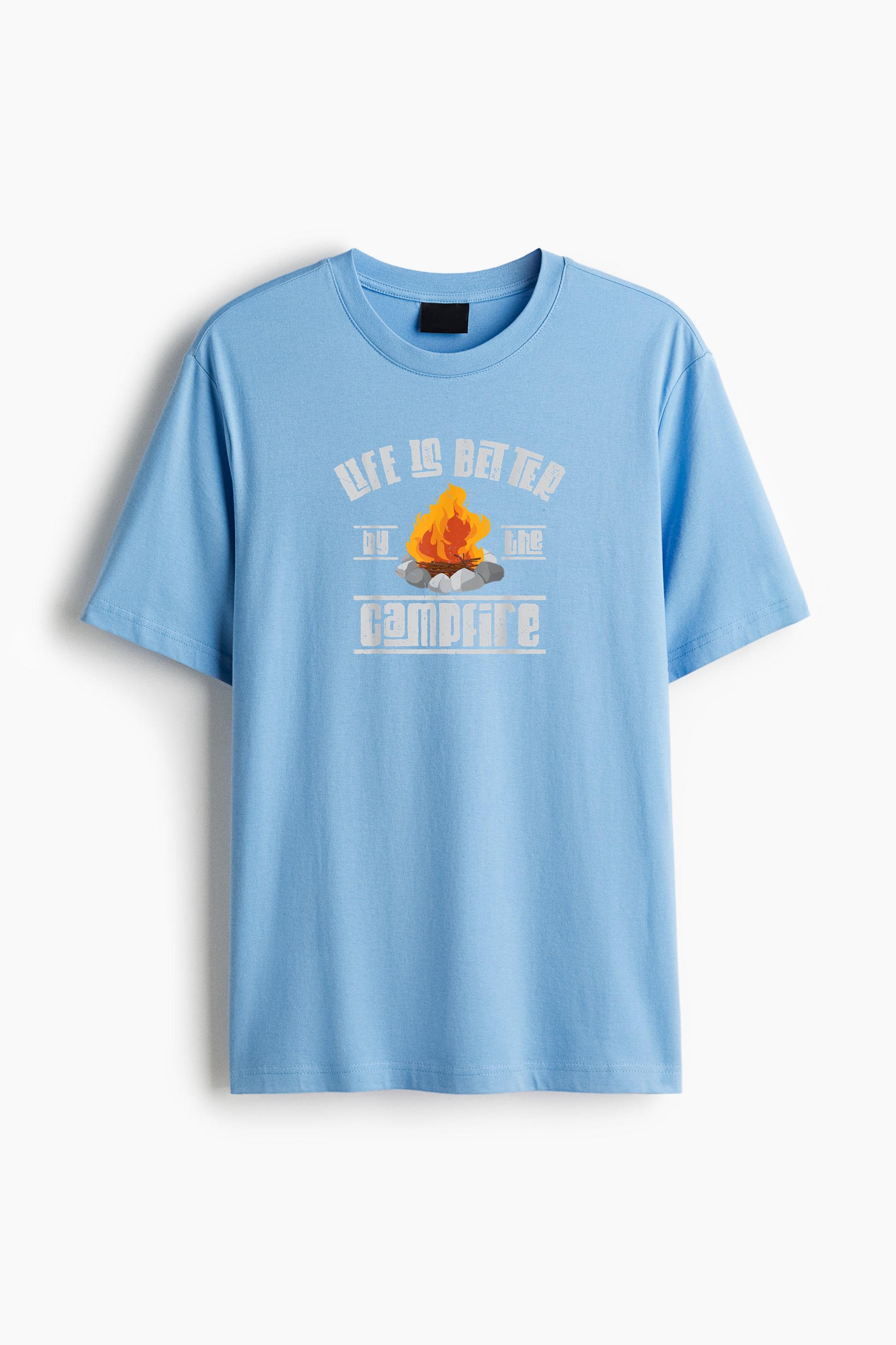 Life Is Better By The Campfire Cotton T-Shirt 