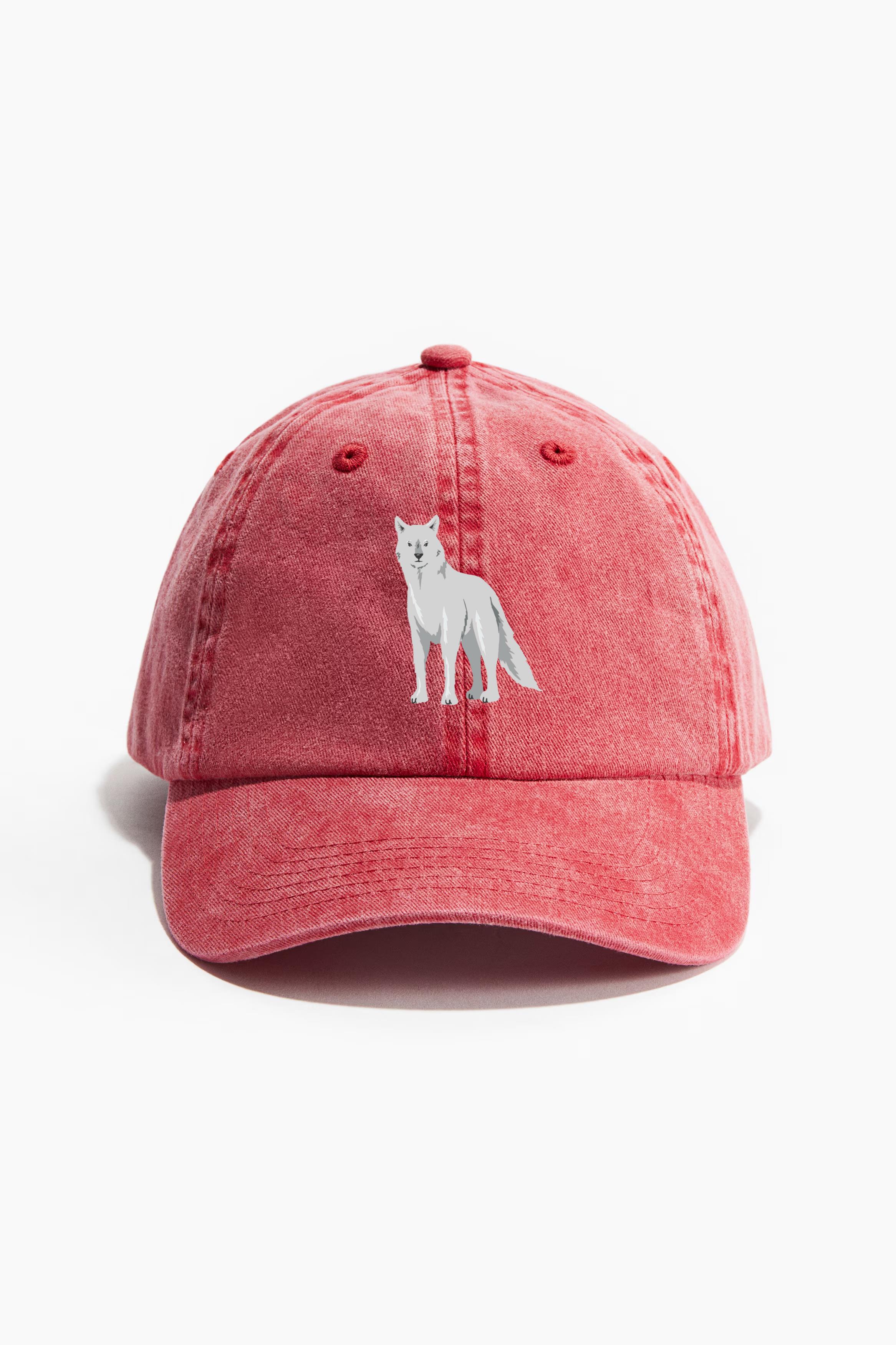 Majestic White Wolf Baseball Cap