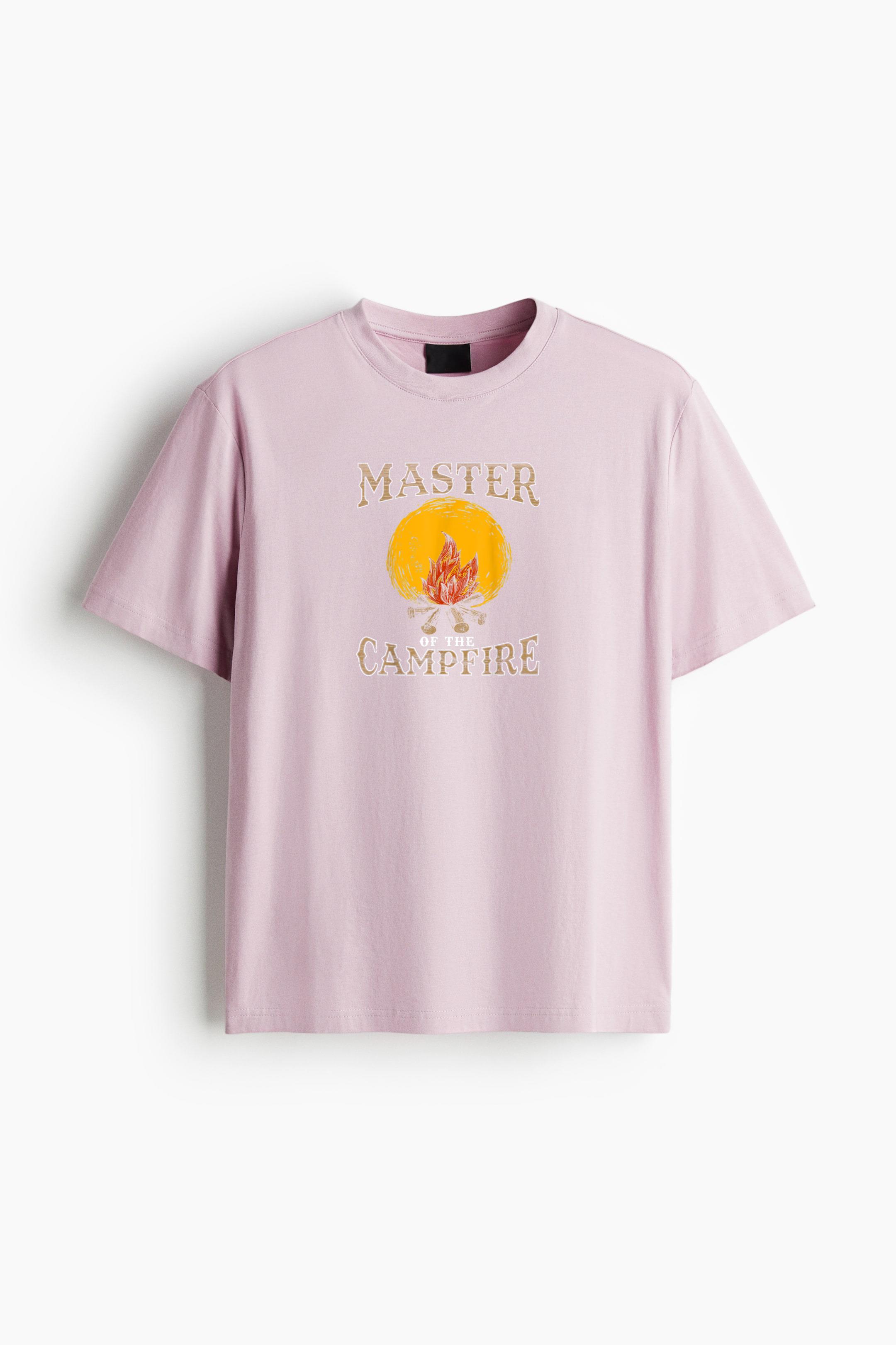 Master Of The Campfire Cotton T-Shirt - Image 3