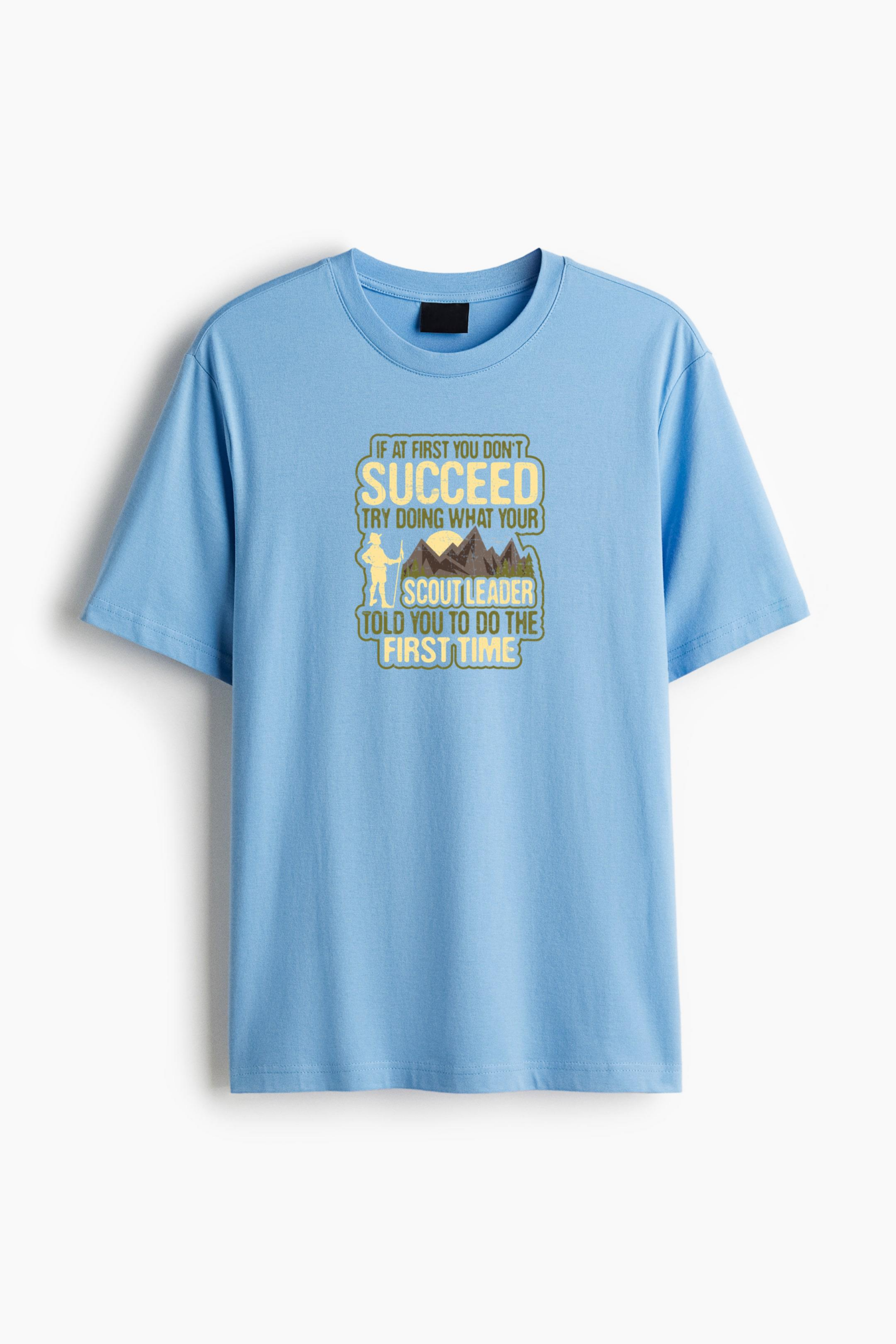 Scout Leader Cub Camping Cotton T-Shirt 