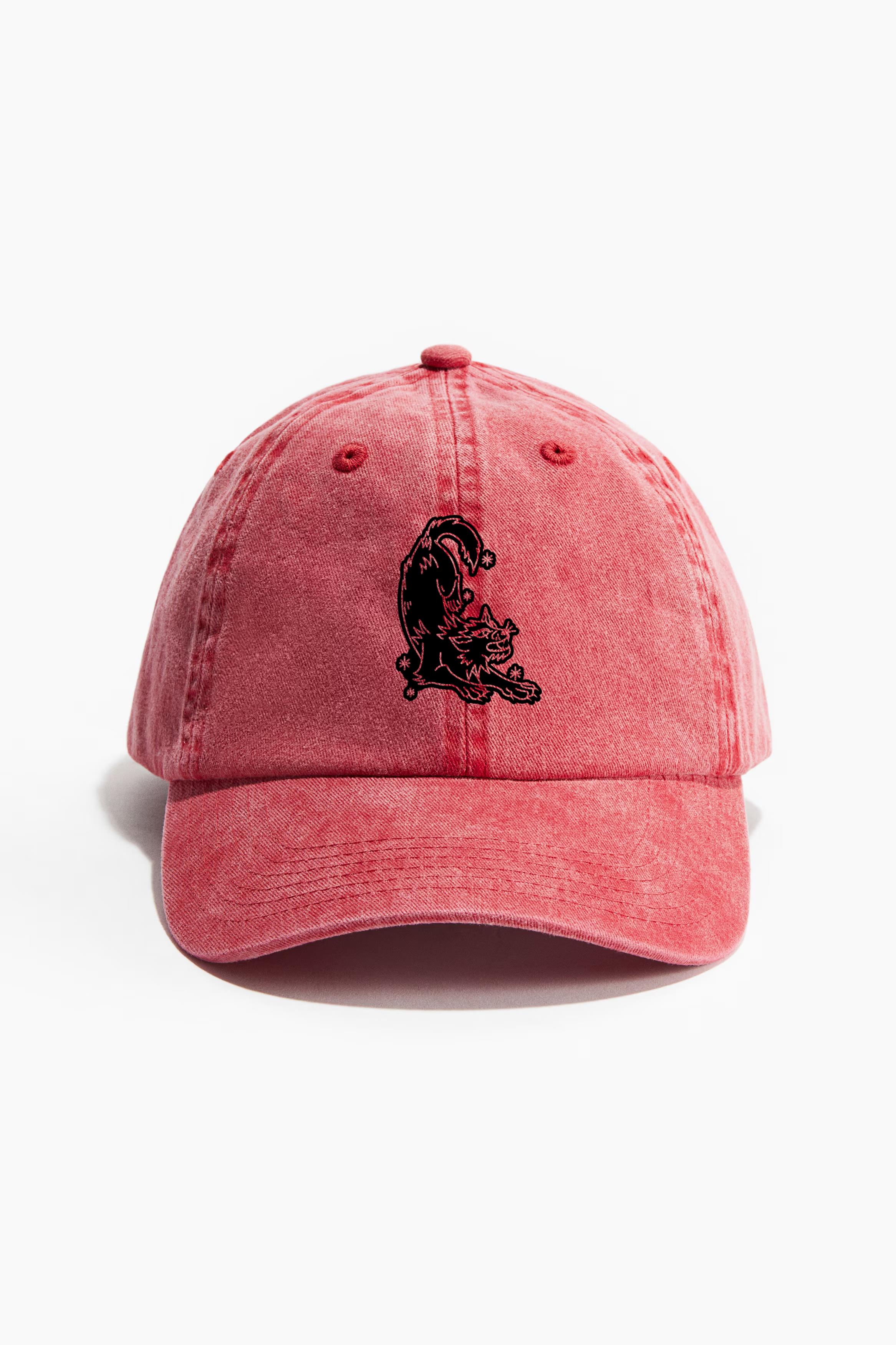 Wolf Tattoo Traditional Black Baseball Cap